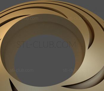 3D мадэль Диск со спиралями (STL)